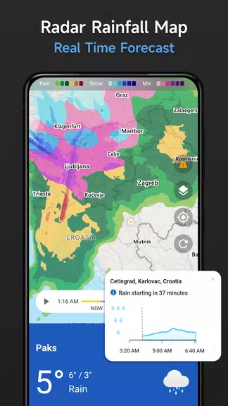 Live Weather & Radar Map Schermafbeelding 3