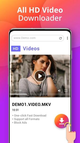 Downloader - Video Downloader ภาพหน้าจอ 1