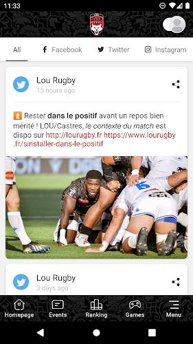 LOU Rugby ဖန်သားပြင်ဓာတ်ပုံ 2