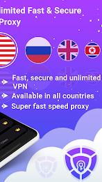 SuperFast VPN : Fast VPN Proxy Ảnh chụp màn hình 2