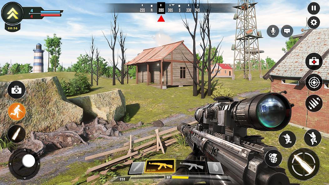 Sniper Game: Shooting Gun Game Mod स्क्रीनशॉट 2