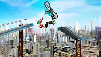 Bike Stunts 3D - Rooftop Chall應用截圖第3張