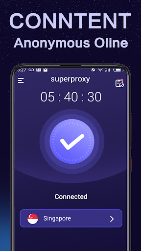 Super Proxy-Super VPN ภาพหน้าจอ 1