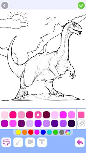 Dino Coloring Скриншот 3