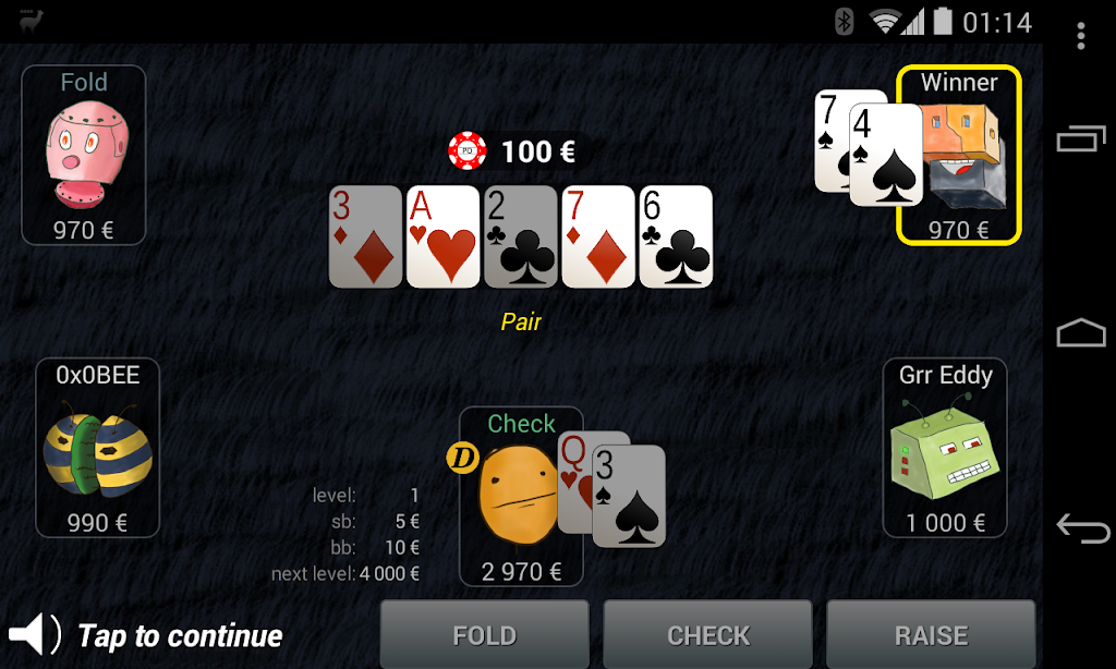 Bots Don't Bluff Offline Poker স্ক্রিনশট 3