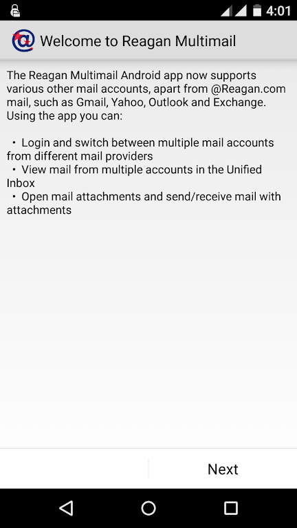 ReaganMail By Reagan.com LLC ภาพหน้าจอ 0