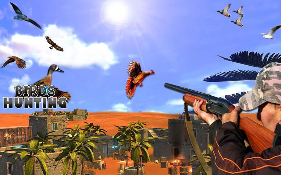 Desert Birds Sniper Shooter 3D Schermafbeelding 1