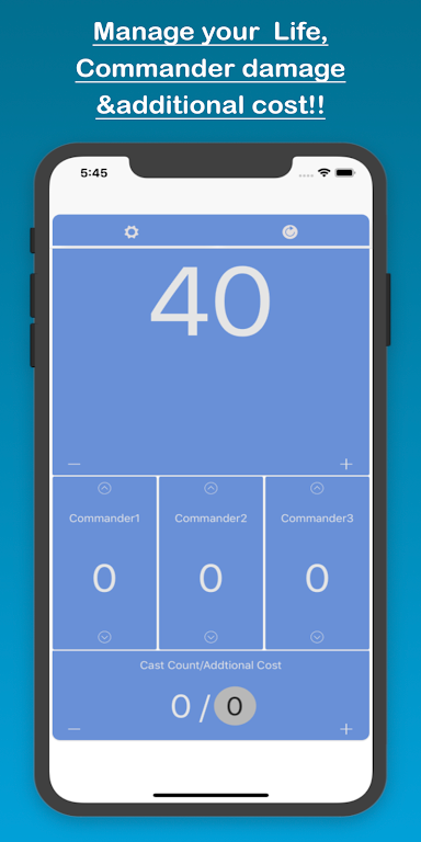 Schermata Life Counter for Commander 1