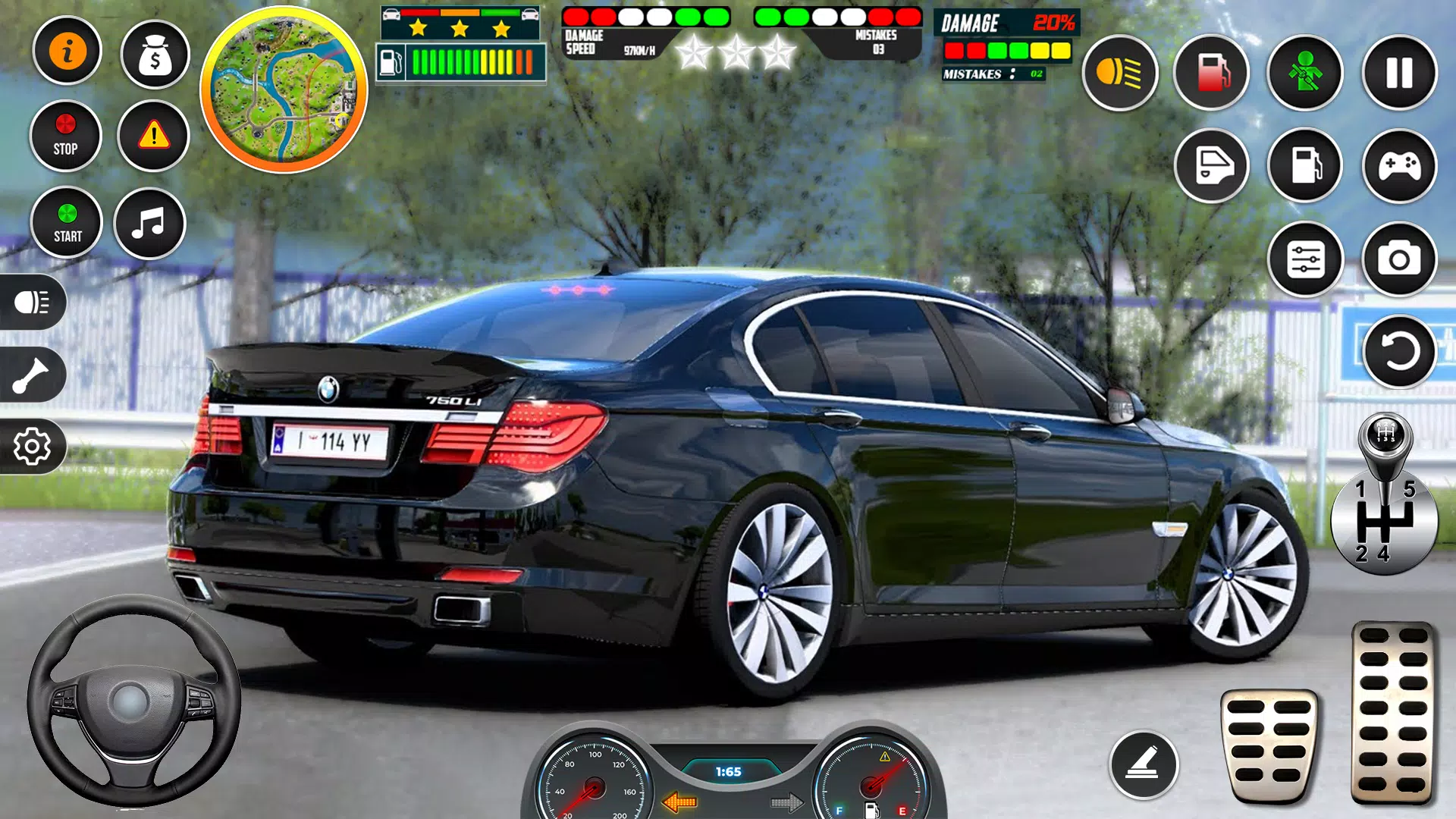 Classic Car Drive Parking Game Screenshot 2