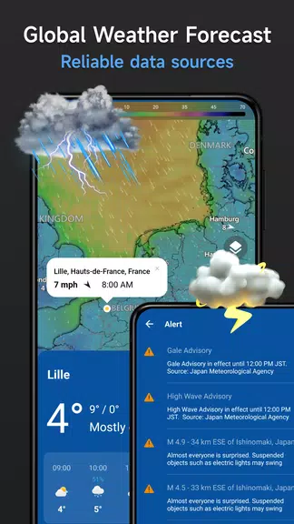 Live Weather & Radar Map ဖန်သားပြင်ဓာတ်ပုံ 0