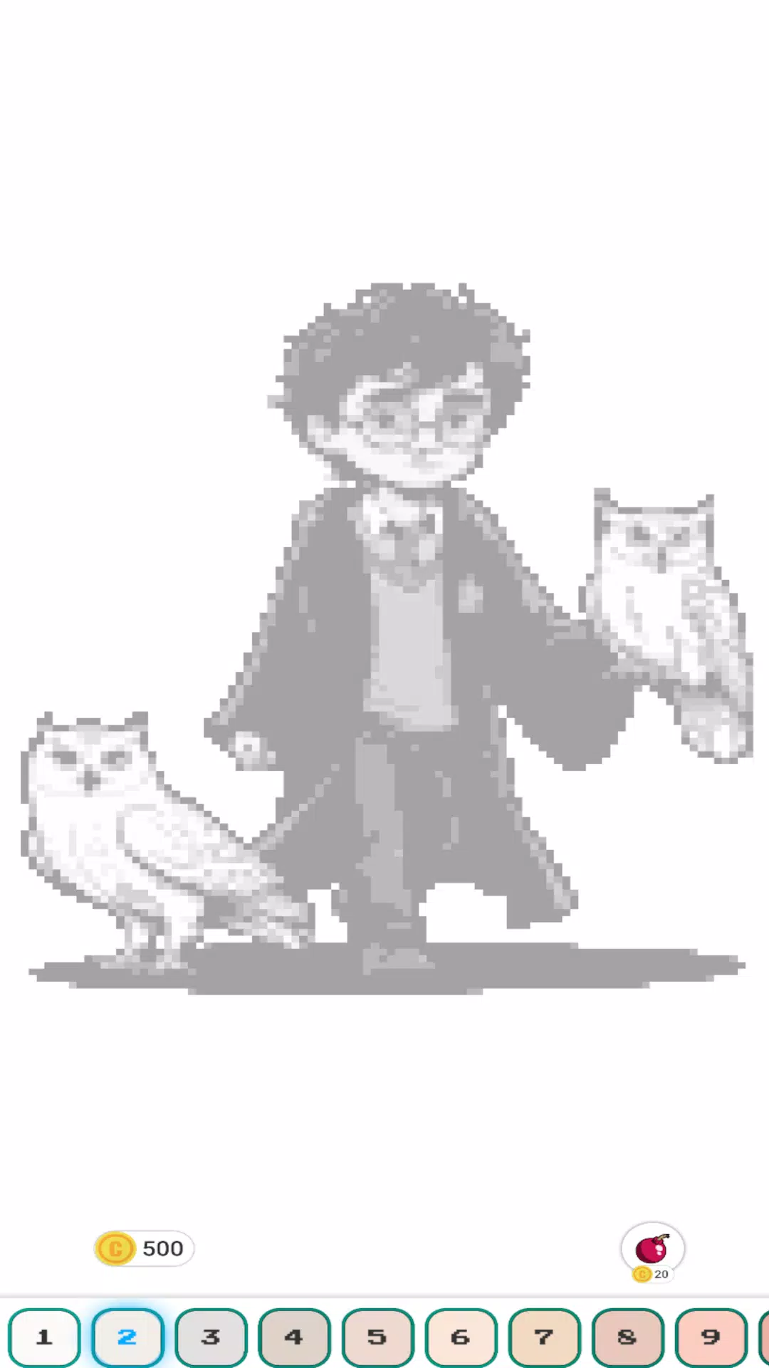 Hogwart Cartoon Pixel Art スクリーンショット 0