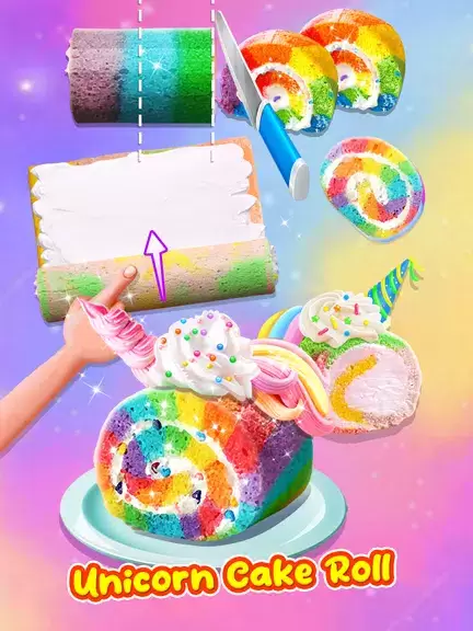 Princess Unicorn Desserts Zrzut ekranu 1