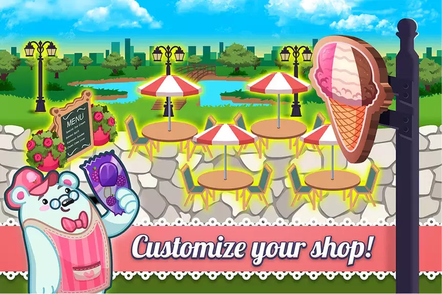 My Ice Cream Shop: Time Manage スクリーンショット 1