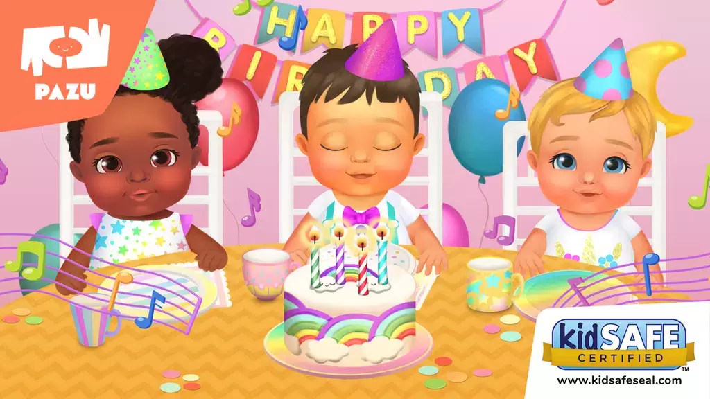 Baby Birthday Maker Game Ảnh chụp màn hình 0