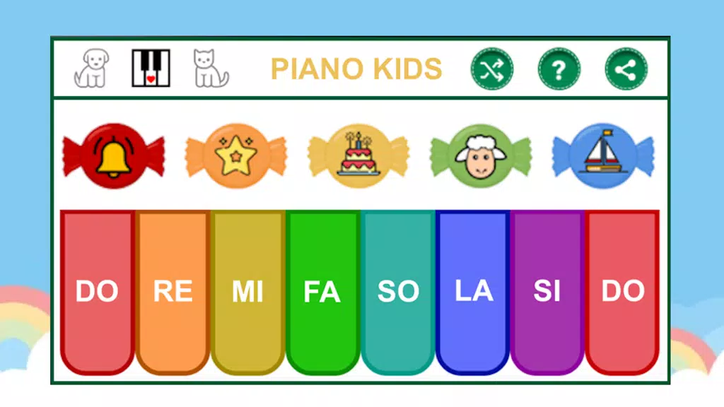 Piano Kids: Animals Music Song应用截图第0张