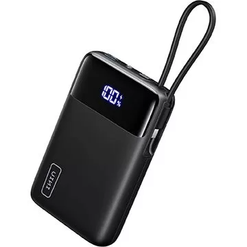 INIU 20,000mAh 45W Power Bank with Built-In Cable
