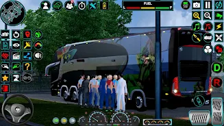 luxury Bus Driving : Bus Games Tangkapan skrin 2