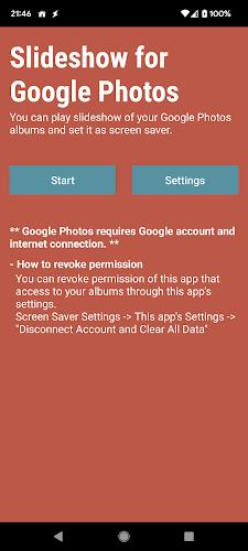 Slideshow for Google Photos स्क्रीनशॉट 0