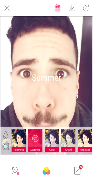 Sweet Selfie:Appareil & Editor Capture d'écran 1