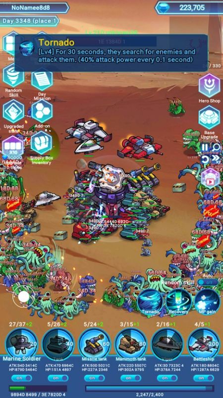 Space Turret Defence ဖန်သားပြင်ဓာတ်ပုံ 2