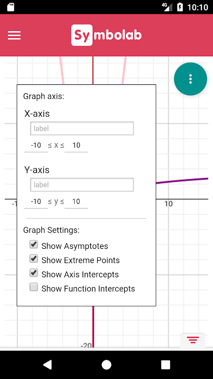 Symbolab Graphing Calculator Capture d'écran 3