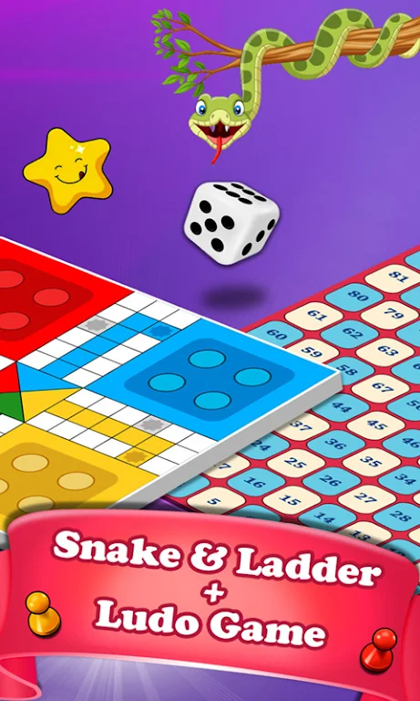 Snakes and Ladders Dice Game ဖန်သားပြင်ဓာတ်ပုံ 2