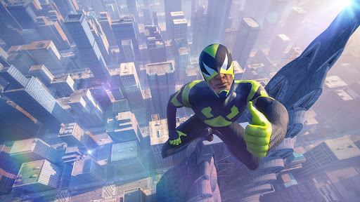 Schermata Rope Frog Ninja Hero Car Vegas 0