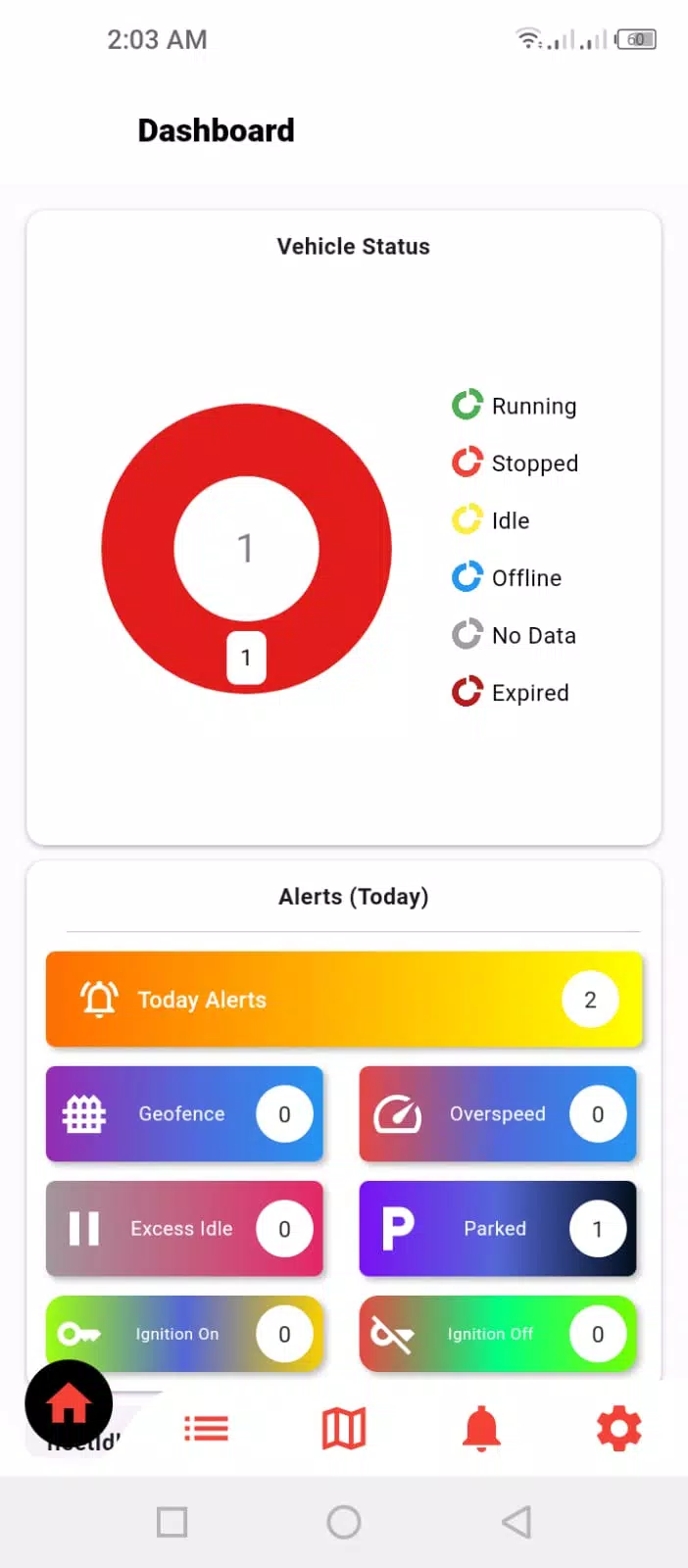 Schermata Coban Tracker Pro 1