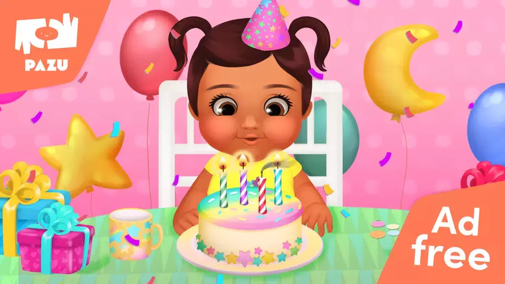 Baby Birthday Maker Game Ảnh chụp màn hình 1