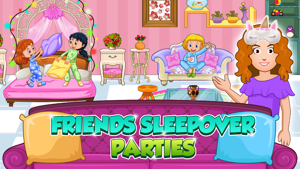 My Home City Pajama Party Screenshot 1