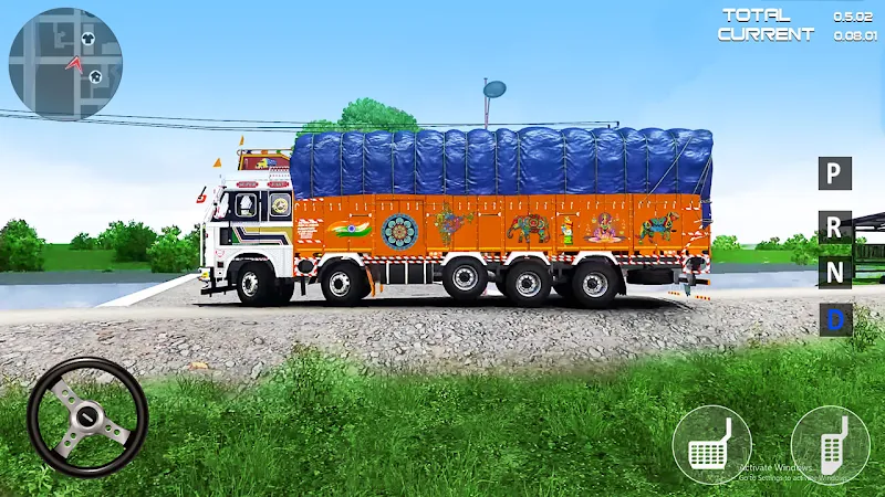 Indian Driver Cargo Truck Game স্ক্রিনশট 0