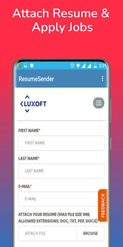 Resume Sender - CV Send Resume Скриншот 3