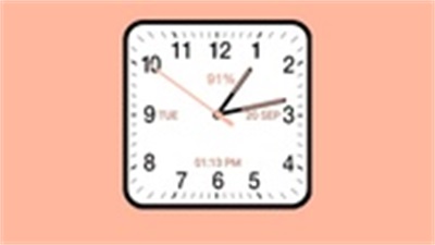 Analog Clock Square Cloassic ภาพหน้าจอ 1