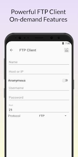 Schermata FTP Tool - FTP Server & Client 1