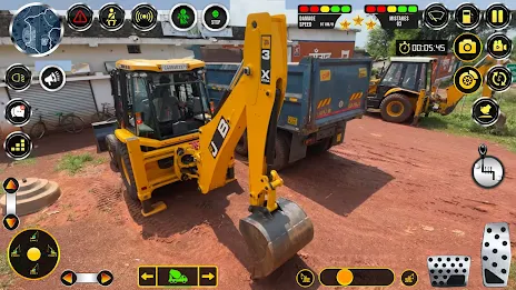 Snow Excavator Construction 3D Ảnh chụp màn hình 1