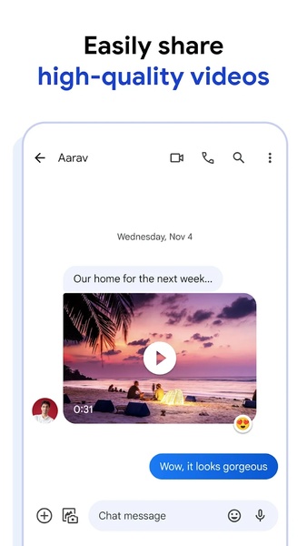 Schermata Android Messages 3