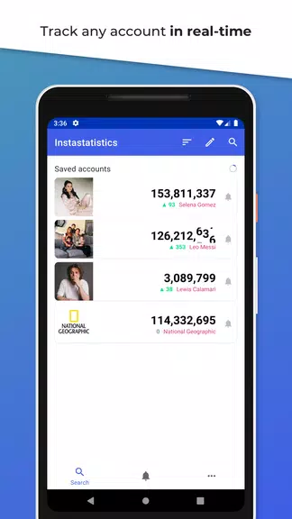 Instastatistics - Live Followe Скриншот 0