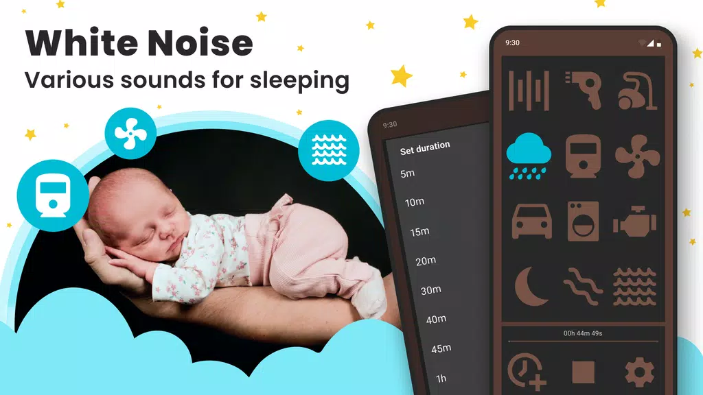 White Noise: Baby Sleep Sounds Captura de tela 0