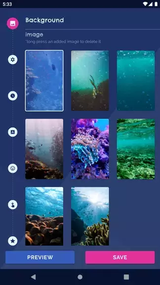 Ocean Fish Live Wallpaper 4K Ekran Görüntüsü 0