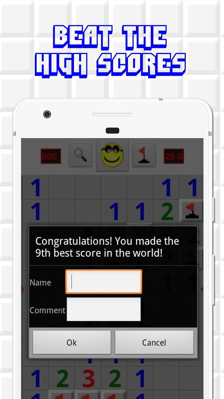 Minesweeper for Android ဖန်သားပြင်ဓာတ်ပုံ 3