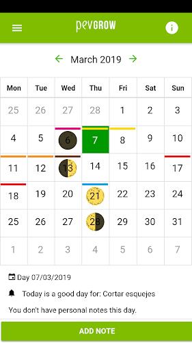 Marijuana Lunar Calendar ဖန်သားပြင်ဓာတ်ပုံ 3