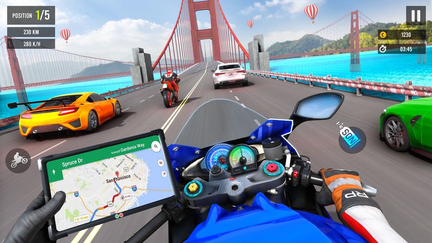 Moto Traffic Bike Race Game 3d應用截圖第2張