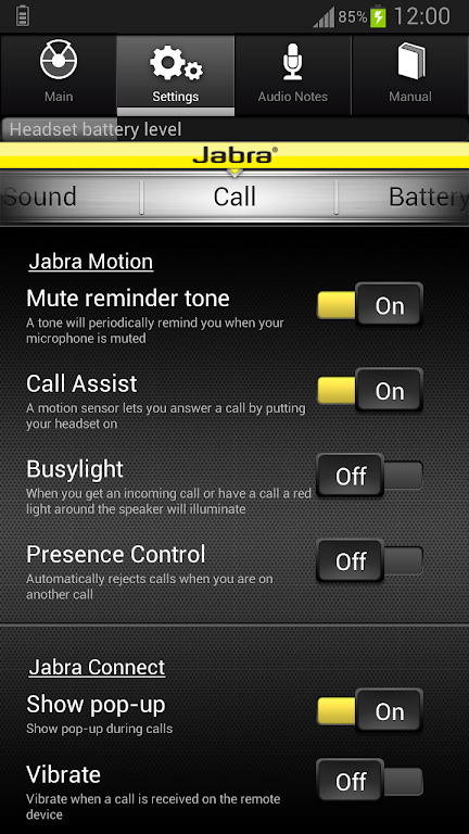Jabra CONNECT 스크린샷 2