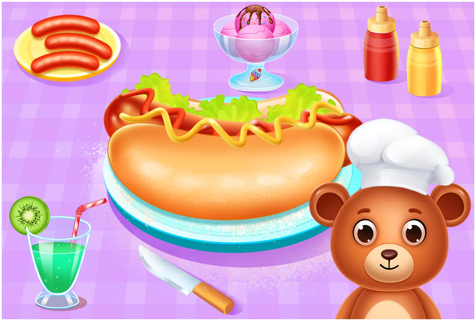 Animal Cafe Cooking Game スクリーンショット 1