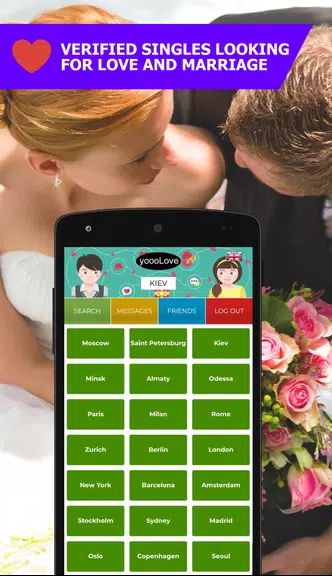 YoooLove Dating with auto-translation - Free chat 스크린샷 2