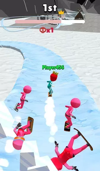 Schermata Snow Racing: Winter Aqua Park 1