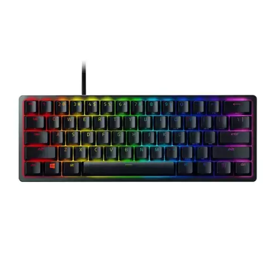 Razer - Huntsman Mini 60% Wired Optical Clicky Switch Gaming Keyboard with Chroma RGB Backlighting