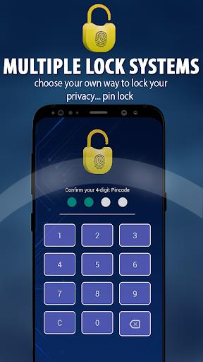 Fingerprint Lock ,Pattern lock,App Lock,Call lock 스크린샷 2