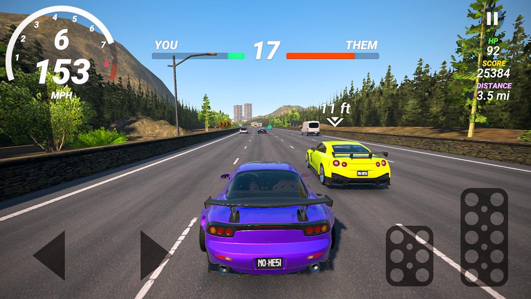 No Hesi Car Traffic Racing Mod Ekran Görüntüsü 2