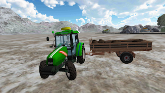 Cargo Tractor Trolly Simulator Schermafbeelding 1